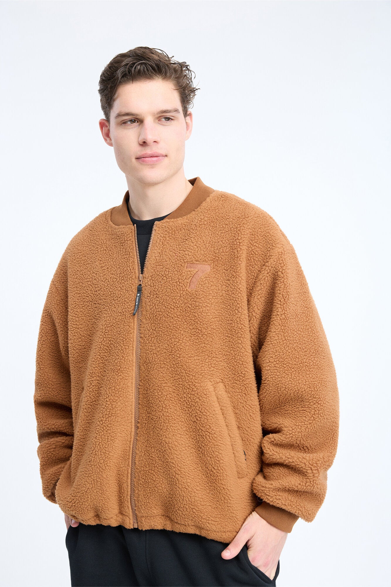 Soul Teddy Fleece bomberjakke – Sienna